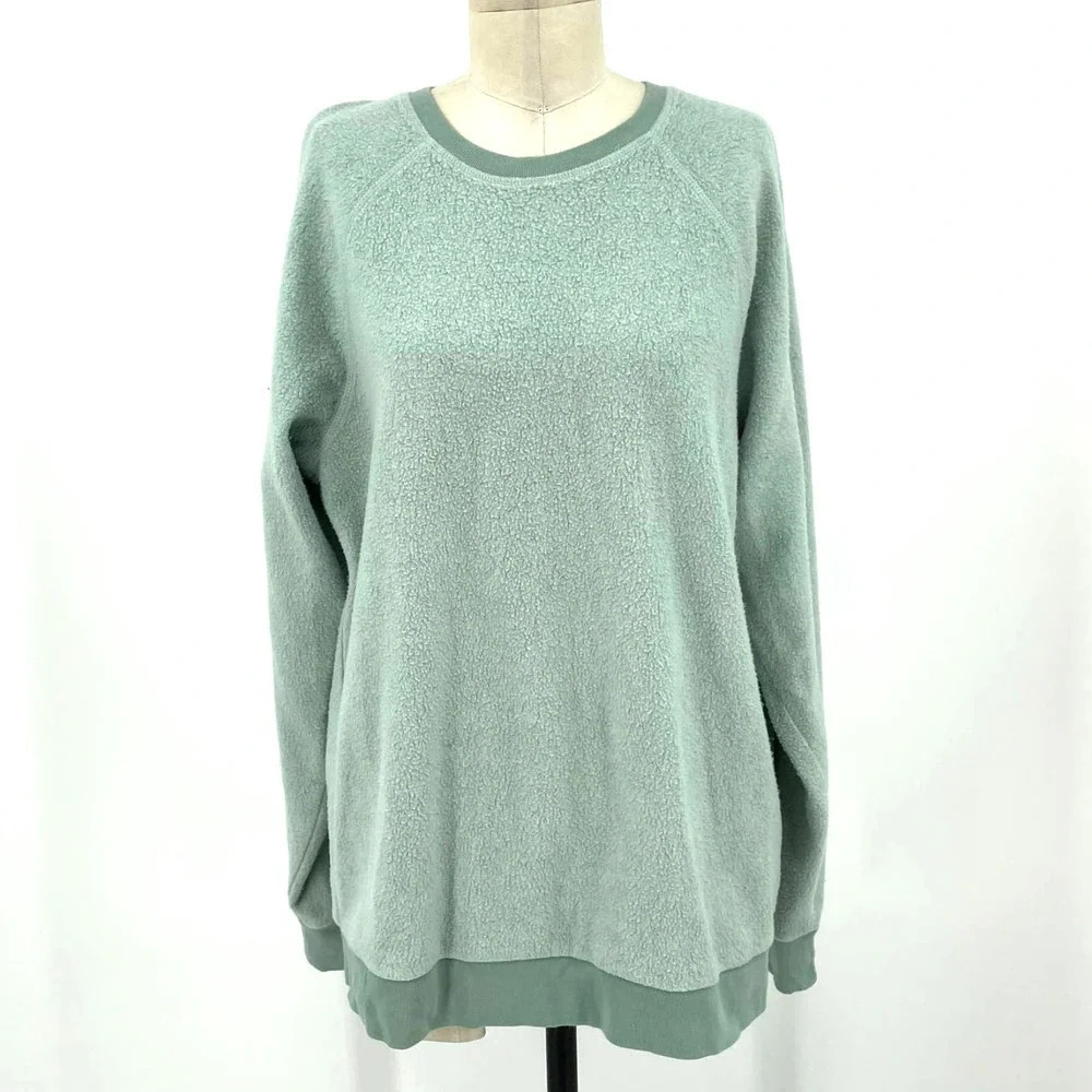 Feat BlanketBlend Crewneck Pullover Sweatshirt Seafoam Green Size‎ Small